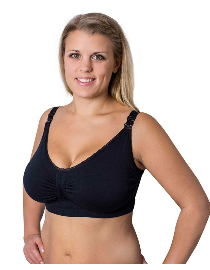 Carriwell Σουτιέν Θηλασμού Padded CarriGel™ - ΜΑΥΡΟ - Xlarge