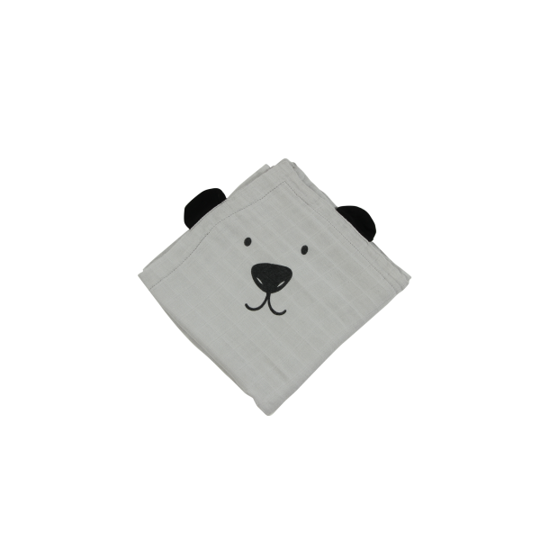 Minene Bamboo Μουσελίνα Ζωάκι - Γκρι