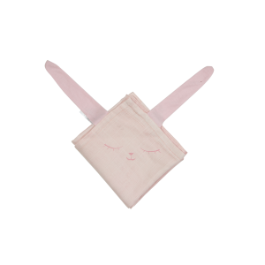 Minene Bamboo Μουσελίνα Ζωάκι - ΡΟΖ