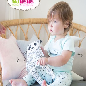 Minene Cuddly Toy Double Side – Grey
