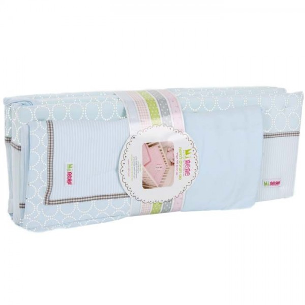 Minene Σετ Κούνιας   Πάπλωμα - ΜΠΛΕ