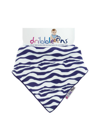 Dribble Ons – Σαλιάρες Μπαντάνες - Zebra Stripe  |  DO-ZEBRA