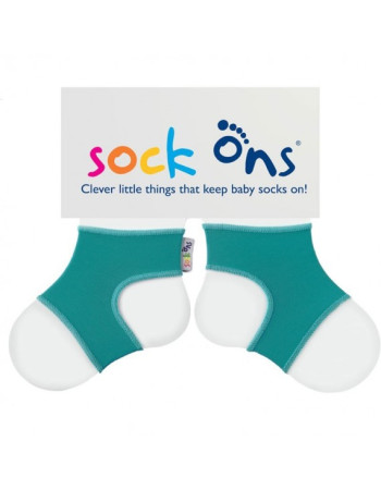 Sock Ons – Για να μην βγάζει τις κάλτσες του (6-12 μηνών) - Τυρκουάζ  |  SOL-TURQUOISE