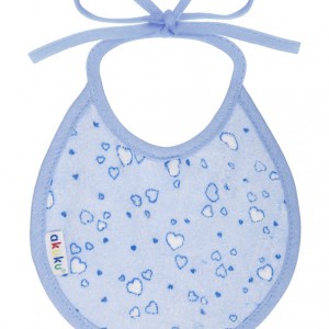 Μικρή Αδιάβροχη Βαμβακερή Σαλιάρα με Δέσιμο