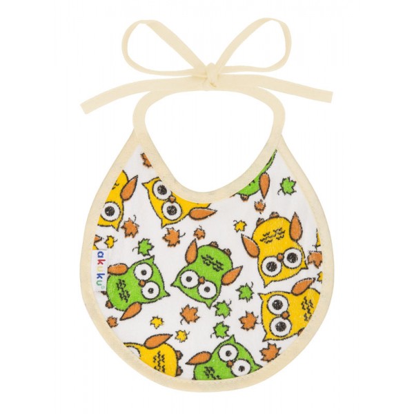 Μικρή Αδιάβροχη Βαμβακερή Σαλιάρα με Δέσιμο