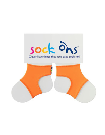 Sock Ons – Για να μην βγάζει τις κάλτσες του (0-6 μηνών) - Πορτοκαλί  |  SOS-ORANGE