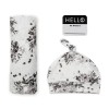 Hello World – Black Floral