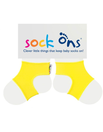 Sock Ons – Για να μην βγάζει τις κάλτσες του (0-6 μηνών) - Κίτρινο  |  SOS-YELLOW