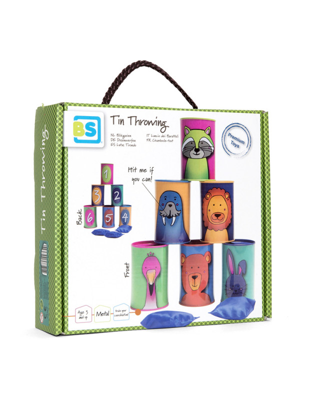 Bs Toys – Tin Throwing – Τενεκεδάκια Ζωάκια  |  GA362