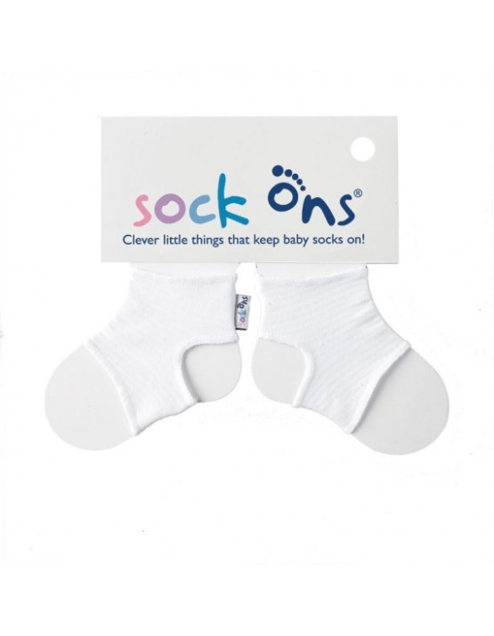 Sock Ons – Για να μην βγάζει τις κάλτσες του (0-6 μηνών) - Λευκό