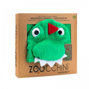Zoocchini Hooded Baby Bath Towel  Devin the Dinosaur