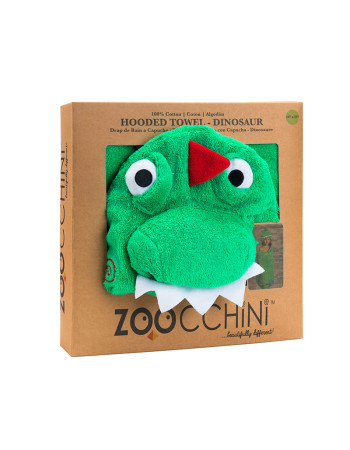Zoocchini Hooded Baby Bath Towel  Devin the Dinosaur
