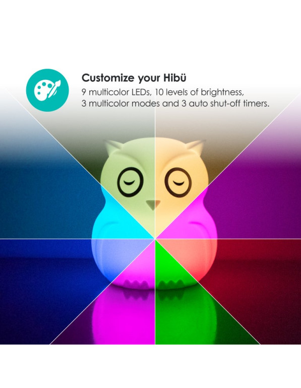Bbluv Hibu – Φορητό φωτάκι νυκτός από σιλικόνη (USB φόρτιση)