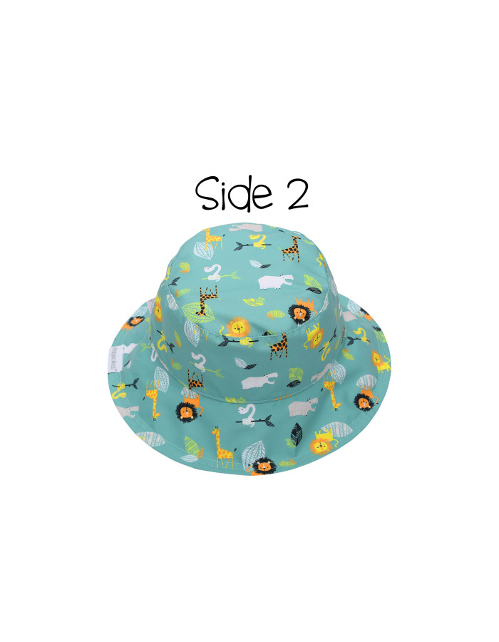 Καπέλο Διπλής Όψης UPF 50  – Grey Zoo - MEDIUM 2-4 yrs  |  FJKPH542M