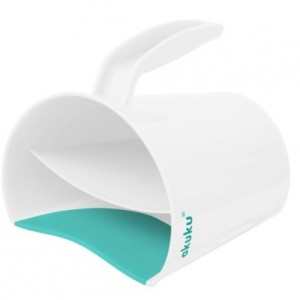 Κύπελλο για μπάνιο akuku - Λευκό/ Τυρκουάζ