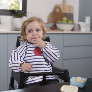 Baby To Love Σαλιάρα/Ποδιά με μανίκια - Μπλε Navy Ριγέ