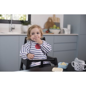 Baby To Love Σαλιάρα/Ποδιά με μανίκια - Μπλε Navy Ριγέ