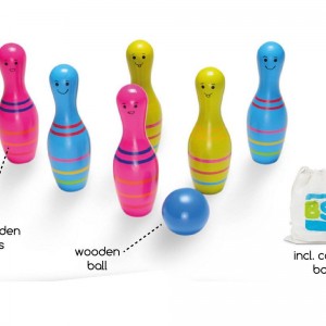 BS Toys – Skittles Jr – Ξύλινο bowling για παιδιά