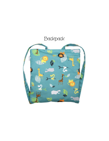 Πετσέτα Παραλίας Backpack – Green Zoo  |  FJKTB572