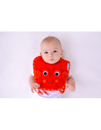 100% Cotton Σαλιάρα – Charlie the Crab  |  ZOO1807