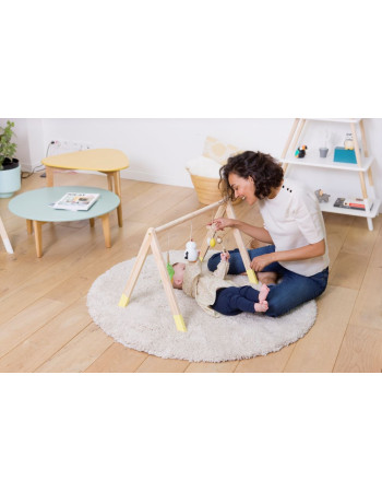Baby to Love Wooden Activity Playmat Farm Multicolour for 0+ months (LxW) 66x41.5cm