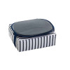Baby to Love Portable Fabric Booster Seat for Chair Easy Up Booster Blue Striped