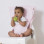 Baby to Love Portable Fabric Booster Seat for Chair Pocket Chair Stars Pink