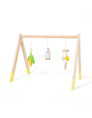 Baby to Love Wooden Activity Playmat Farm Multicolour for 0+ months (LxW) 66x41.5cm