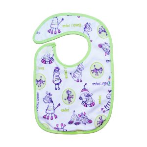 Αδιάβροχη Βαμβακερή Σαλιάρα με Velcro