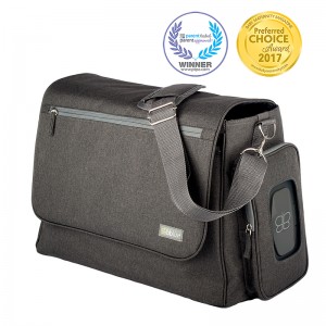 Bbluv Ultra (Charcoal) – Diaper Bag