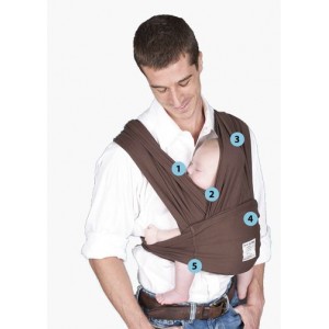 Μάρσιπος Baby K’tan Breeze Black - X-small