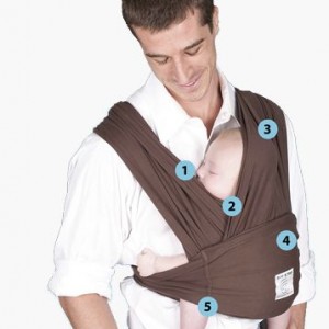 Μάρσιπος Baby K’tan Breeze Black - X-small