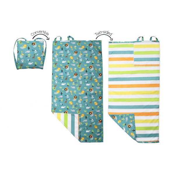 Πετσέτα Παραλίας Backpack – Green Zoo