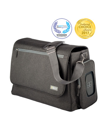 Bbluv Ultra (Charcoal) – Diaper Bag  |  B0133