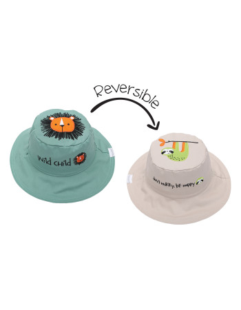 Καπέλο Διπλής Όψης UPF 50  – Λιονταράκι (Cotton) - MEDIUM 2-4 yrs  |  FJKSH514M