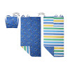 Flapjackkids Dino Backpack Kids Beach Towel Blue 145x71cm