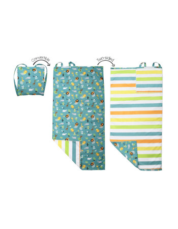 Πετσέτα Παραλίας Backpack – Green Zoo  |  FJKTB572