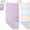 Flapjackkids Backpack Kids Beach Towel 145x71cm Backpack – Narwhal/Starfish