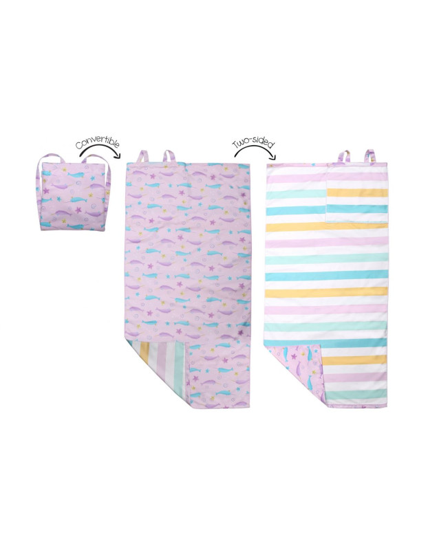 Flapjackkids Backpack Kids Beach Towel 145x71cm Backpack – Narwhal/Starfish Flapjackkids Backpack Kids Beach Towel 145x71cm Backpack – Narwhal/Starfish