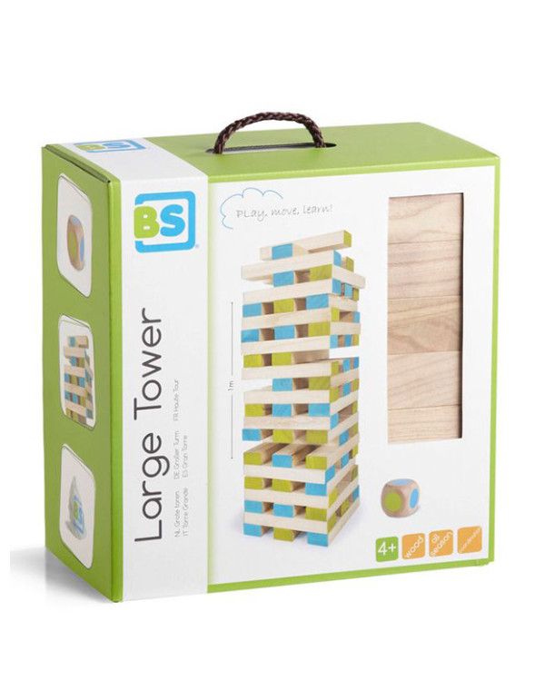 Bs Toys – Μεγάλος Πύργος με ζάρι (Jenga)  |  GA277