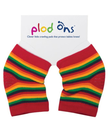 Plod Ons – Επιγονατίδες για μπουσούλημα - Rainbow Print  |  PO-RAINBOW