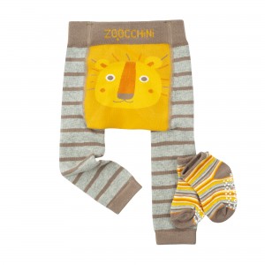 Grip Easy Crawler Pants & Socks Set – Leo the Lion - 6-12