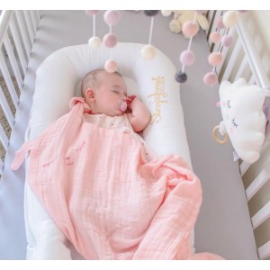 Minene Bamboo Μουσελίνα Ζωάκι - ΡΟΖ