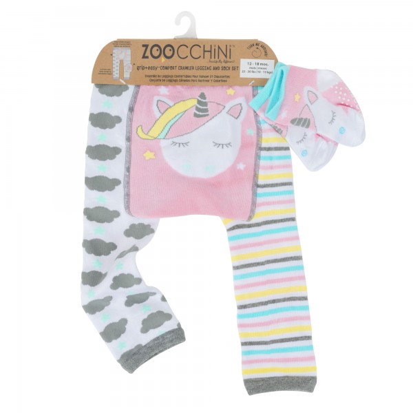 Grip Easy Crawler Pants & Socks Set – Allie the Alicorn - 6-12