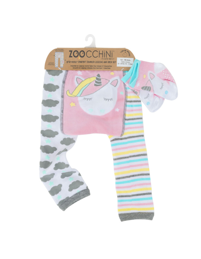 Grip Easy Crawler Pants & Socks Set – Allie the Alicorn - 12-18