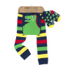 Grip Easy Crawler Pants & Socks Set – Devin the Dinosaur - 6-12 Grip Easy Crawler Pants & Socks Set – Devin the Dinosaur - 6-12