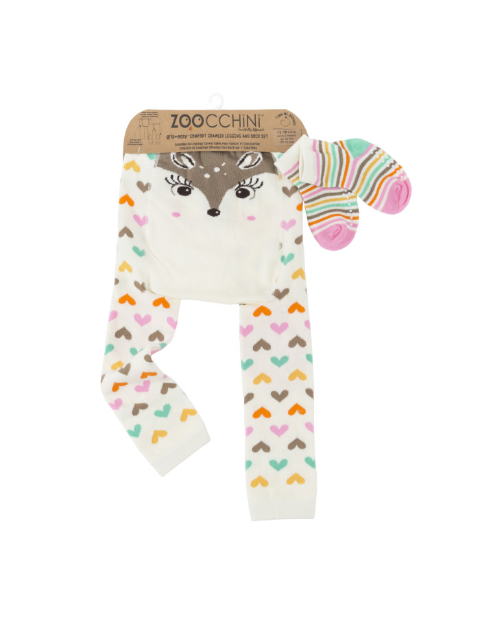 Grip Easy Crawler Pants & Socks Set – Fiona the Fawn - 6-12