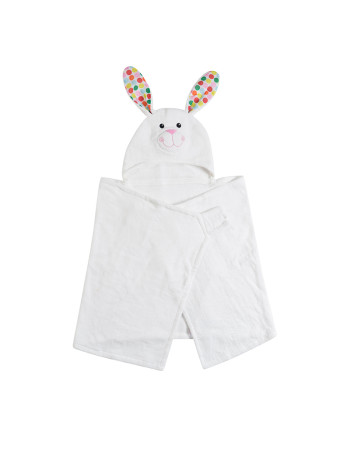 Zoocchini Hooded Baby Bath Towel Bella The Bunny