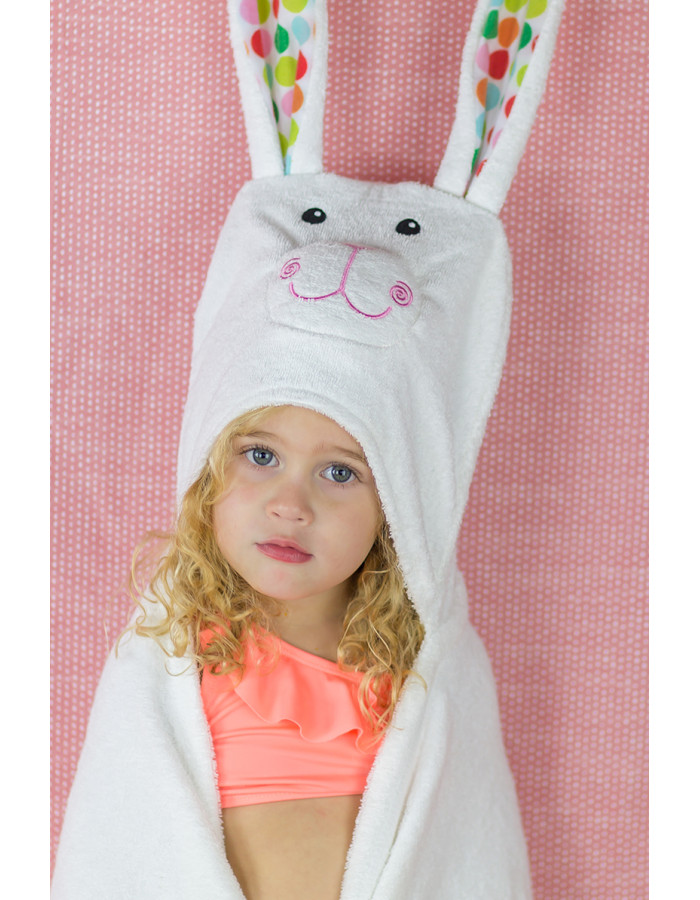 Zoocchini Hooded Baby Bath Towel Bella The Bunny Zoocchini Hooded Baby Bath Towel Bella The Bunny