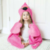Zoocchini Hooded Baby Bath Towel  Franny the Flamingo